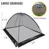 VEVOR Pond Cover Dome 7 ft. x 9 ft. Garden Pond Net 1/2 in. Mesh Dome Pond  Net Covers with Zipper and Wind Rope, Black HYBHZ7X9FT0000001V0 - The Home  Depot