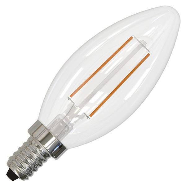 Clear Dimmable Decorative LED Filament Bulbs, Pack of 8