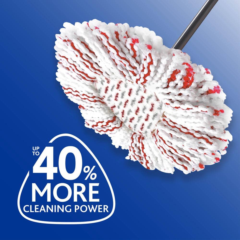 EasyWring Deep Clean Microfiber Spin Mop with Bucket System and 2 Extra