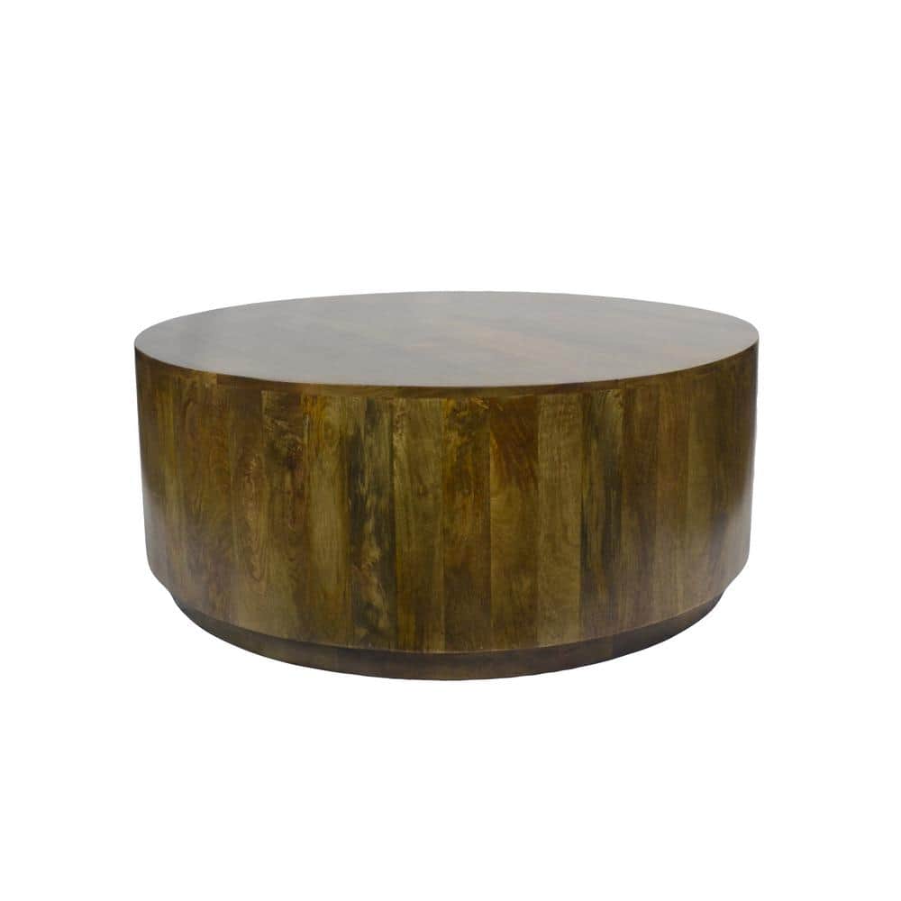 Tamia 42" Round Elm Mango Wood Coffee Table