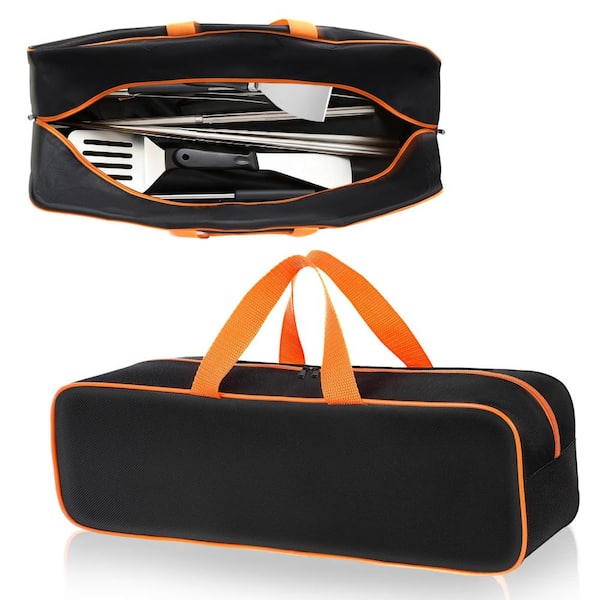 24 in. x 8 in. x 8 in. Grill Tool Storage Bag Heavy-Duty 1680D Oxford Black 1 Piece