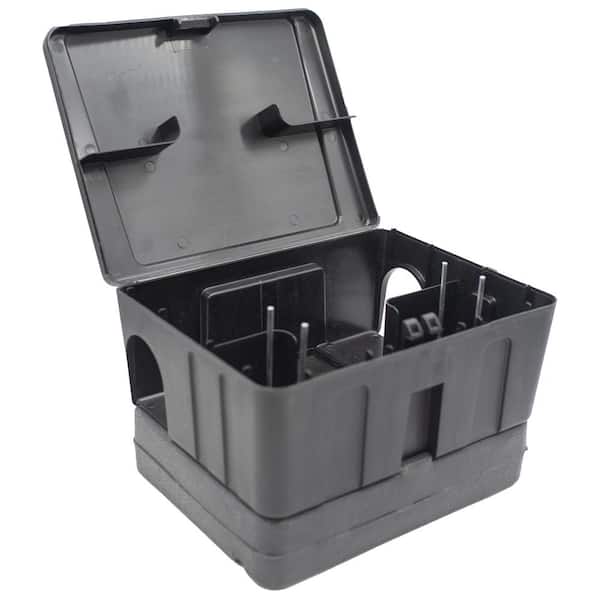 JT Eaton JAWZ Safe-Tee Rat and Mouse Bait Station with Weighted Bottom