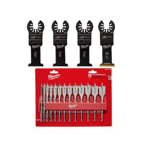 17-Piece Milwaukee 1-3/8 in. Multi-Tool Oscillating Blade Set