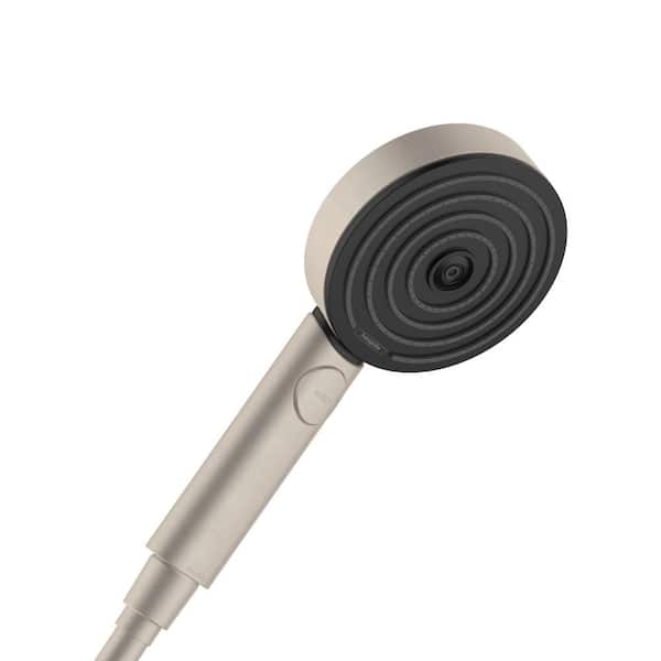 Hansgrohe Pulsify S 3-Spray Patterns 2.5 GPM 4.02 in. Wall Mount Handheld Shower Head in Brushed Nickel
