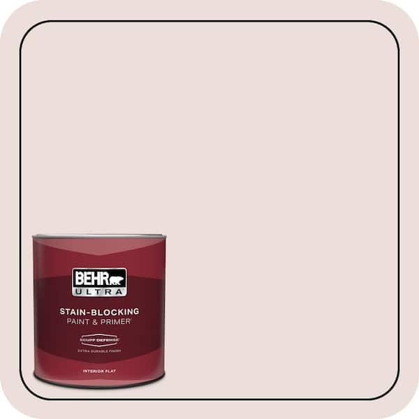 BEHR ULTRA 1 qt. #N160-1 Cameo Stone Extra Durable Flat Interior Paint & Primer