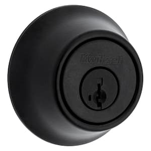 Matte Black Double Cylinder Deadbolt Featuring SmartKey Security