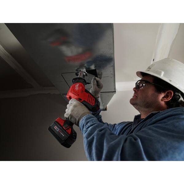 Milwaukee - M18 18-Volt Lithium-Ion Brushless Cordless Hammer Drill/Impact Combo Kit (2-Tool) with Free M18 Hackzall