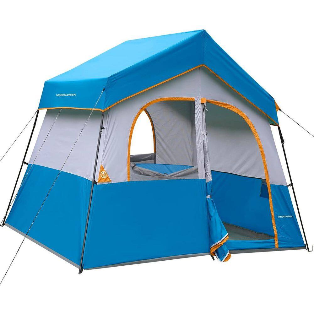 10 ft. x 6.3 ft. 6-8 Person Camping Tent-Portable Family Cabin Tent for Cam