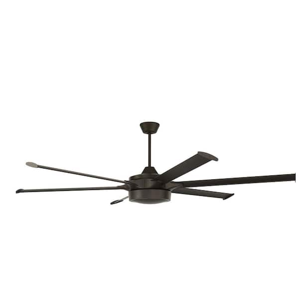 Prost 78 in. Indoor/Outdoor Downrod Mount Espresso Ceiling Fan with Smart Wi-Fi Enabled Remote and Integrated LED Light