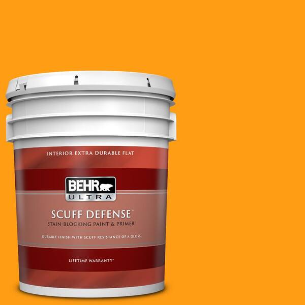 BEHR ULTRA 5 gal. SG290 Orange Peel Extra Durable Flat Interior