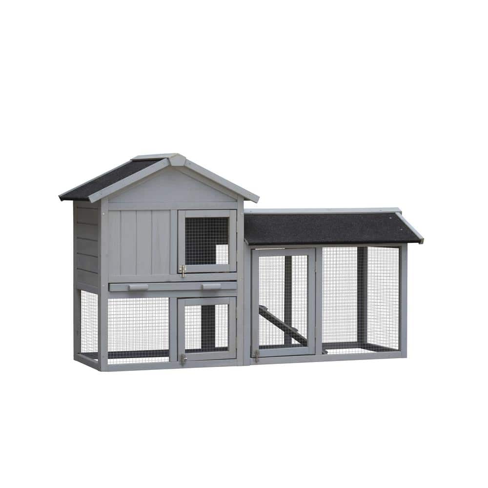Foobrues Rabbit Hutch Outdoor Bunny Cage Indoor, Extensible