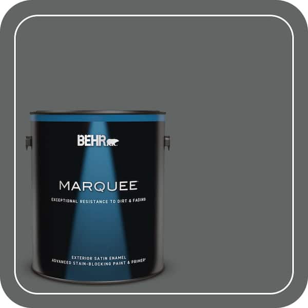 BEHR MARQUEE 1 gal. Home Decorators Collection #HDC-MD-28 Cordite Satin Enamel Exterior Paint & Primer