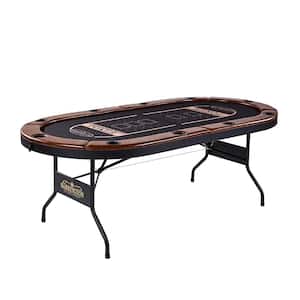 Charleston Collection 10 Player Poker Table - No Assembly Required
