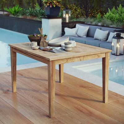 Wood Modway Patio Tables Furniture The Home Depot Modway Patio Tables Furniture, Modway Marina Teak Wood Outdoor Patio Round Coffee Table In Natural