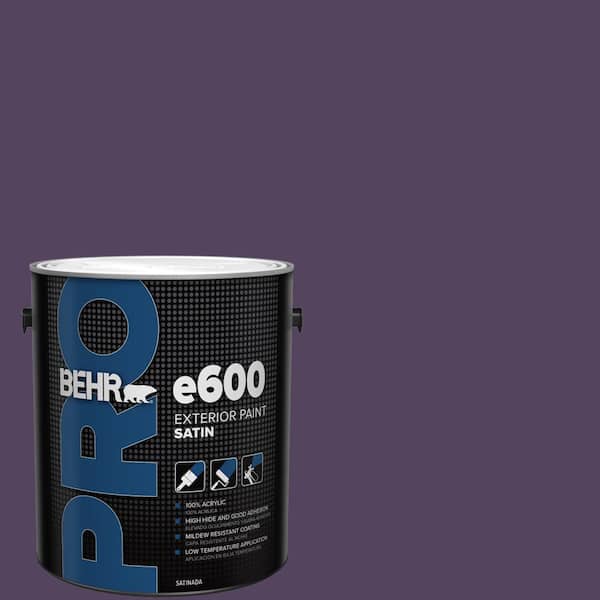 1 gal. #S-H-670 Plum Satin Exterior Paint