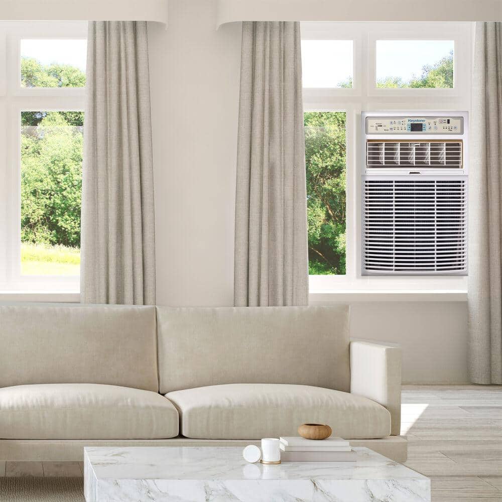 Keystone 10,000 BTU White Digital Window Air Conditioner