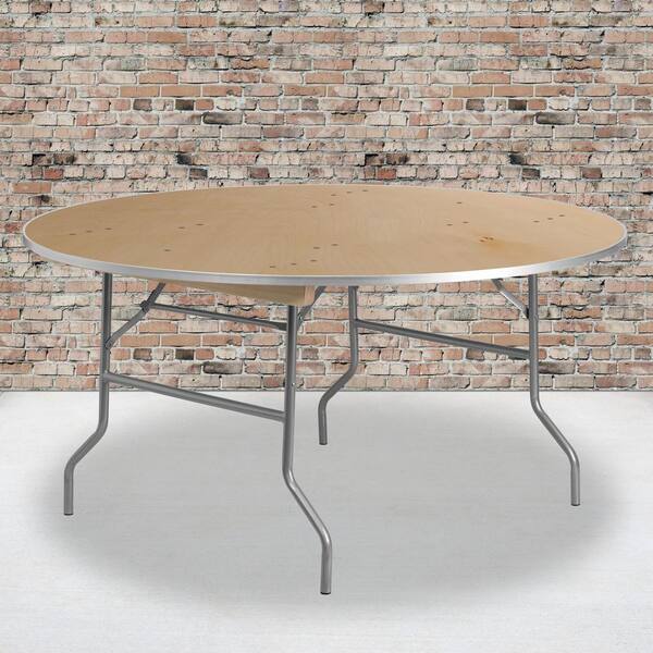 home depot 60 round folding table