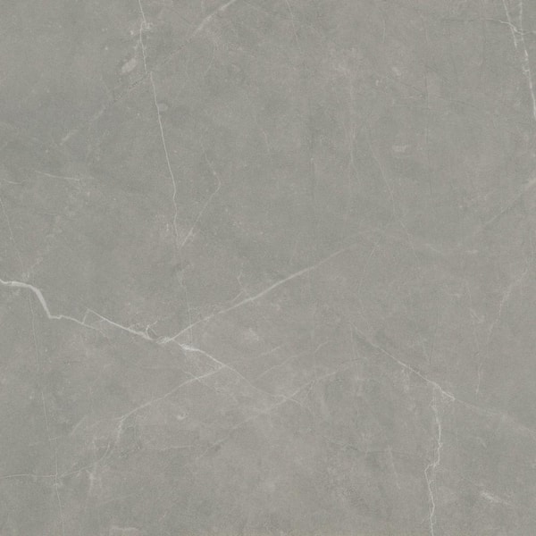 EMSER TILE Sterlina Dove 23.62 in. x 23.62 in. Polished Marble Look Porcelain Floor and Wall Tile (15.5 sq. ft./Case)