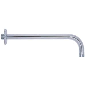 Claremont Rain Drop 17 in. Shower Arm with Flange, Polished Chrome