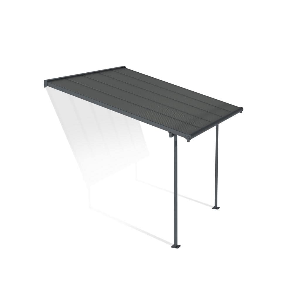 Sierra 10' x 10' Gray Polycarbonate Patio Cover