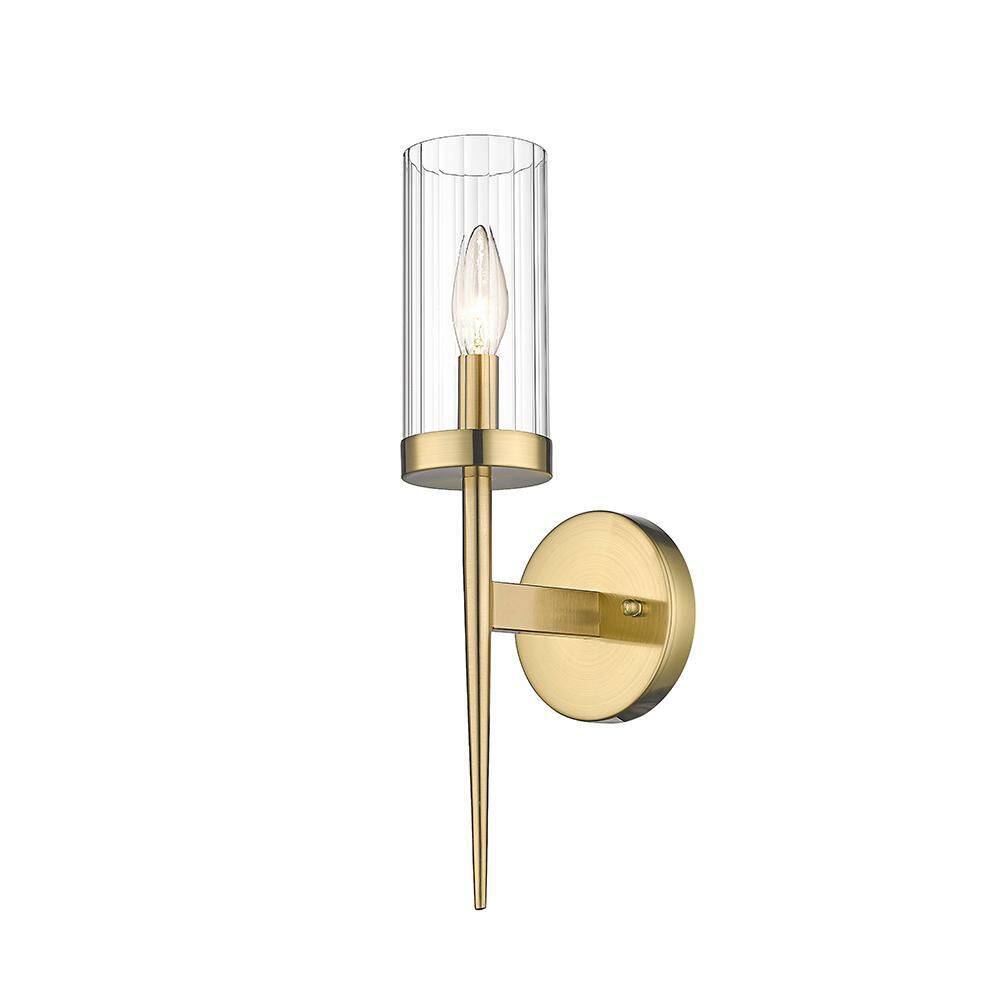 Talon 1-Light Gold Wall Sconce