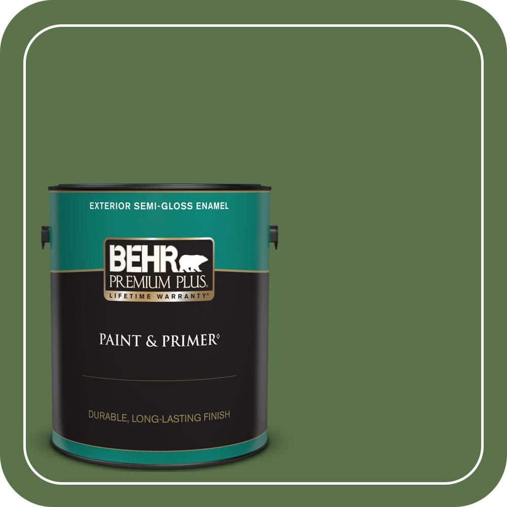 1 gal. #MQ6-48 Hummingbird Green Semi-Gloss Enamel Exterior Paint & Primer price history on PriceWatchPro