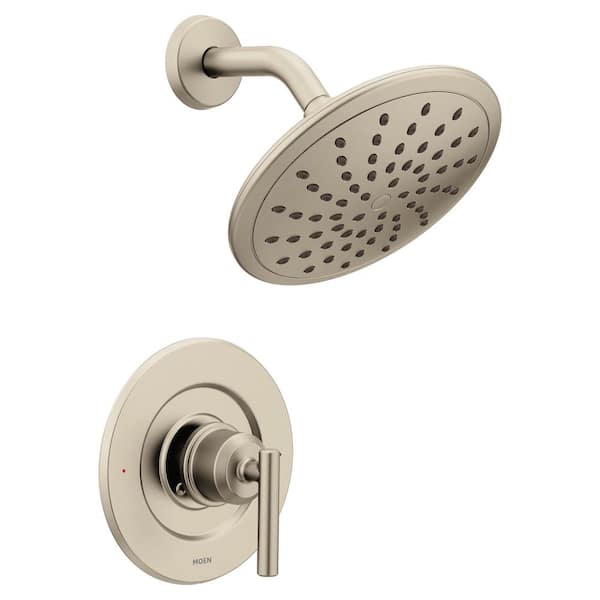 MOEN Gibson Single-Handle 1- Spray Shower Faucet Trim Kit in Brushed Nickel (Valve Sold Separately)