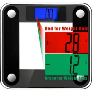 Precision II Digital Bathroom Scale with Widescreen Blue Backlit Xbright LCD and Step on Activation