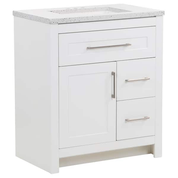 Home Decorators Collection Clady 49 in. Single Sink White