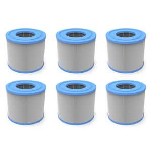 4.13 in. Dia Professional Home SPA High Flow Water Filter Replacement Cartridge (6 Pk)