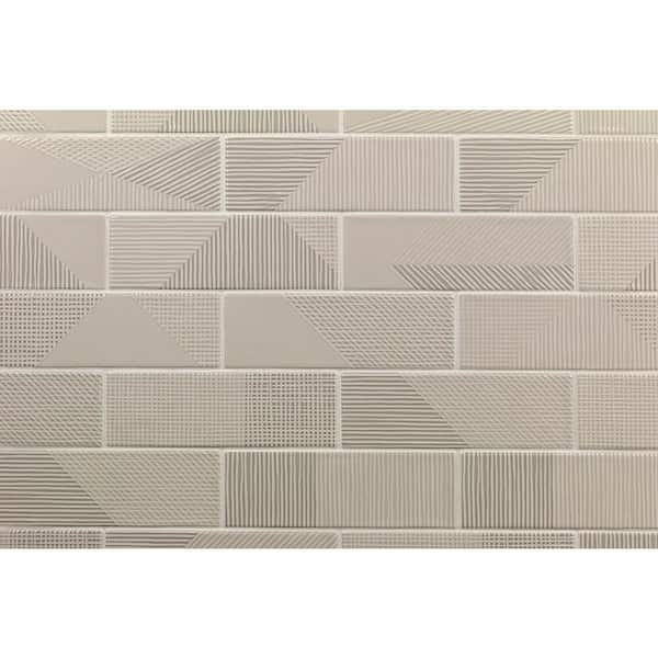 Ivy Hill Tile Ace Pearl 2 in. x 8 in. x 9 mm Polished Ceramic Subway Wall Tile (38 pieces / 5.38 sq. ft. / box)