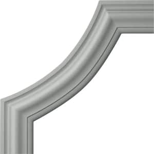 12 in. x 3/4 in. x 12 in. Urethane Pompeii Panel Moulding Corner (Matches Moulding PML02X00PO)
