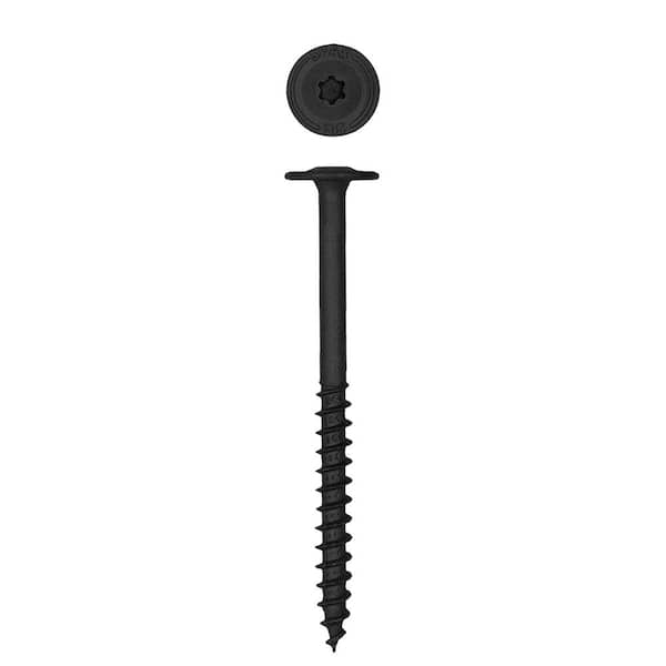 1/4 in. x 3-1/2 in. Exterior Washer Head Structural Wood Lag Screws Powerlags Torx T-Star (12 Each) Bit Included