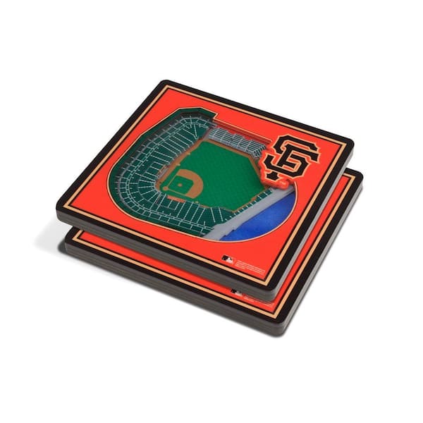 MLB San Francisco Giants 3D StadiumViews Coasters