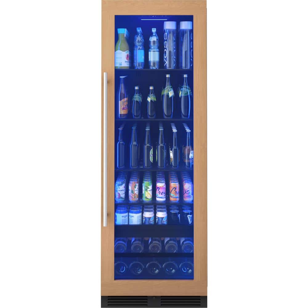 Cooler Zone and PRB24F01BPG Depot Zephyr - The Presrv 14-Bottle 24 in. Beverage Full 266-Can Ready Home Size Panel Single