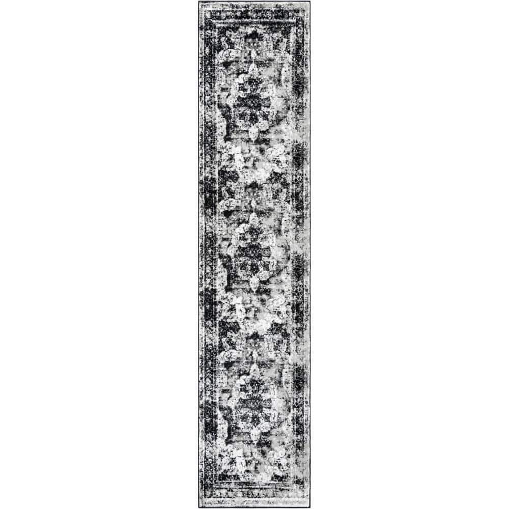 Sofia Salle Garnier Black 2 ft. 7 in. x 12 ft. Area Rug price history on PriceWatchPro