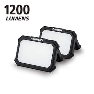 1200 Lumens Rechargeable Magnetic Utility Light (2-Pack )
