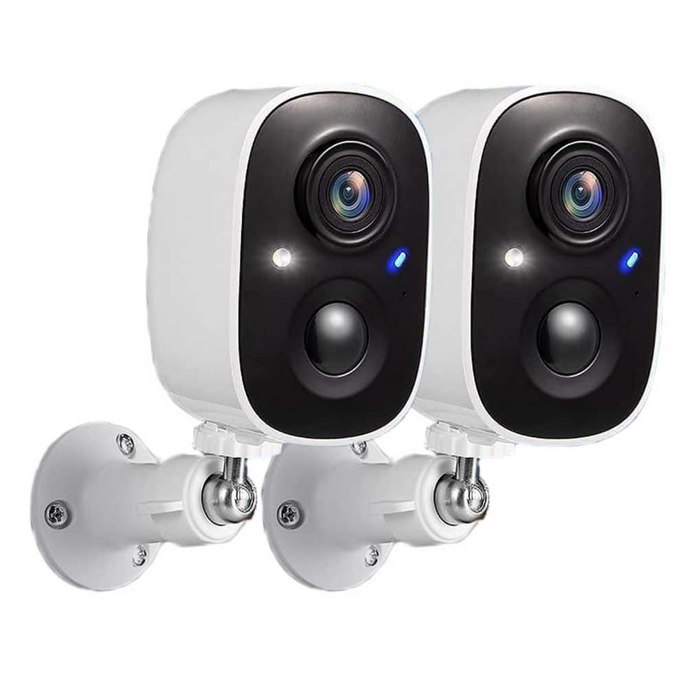 2-Pack 1296p Wireless Security Camera w 2K Color Night Vision, AI Motion Detection, 2-Way Talk, IP65, Spotlight, Alarm price history on PriceWatchPro