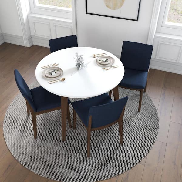 Keown 5 piece solid deals wood dining set