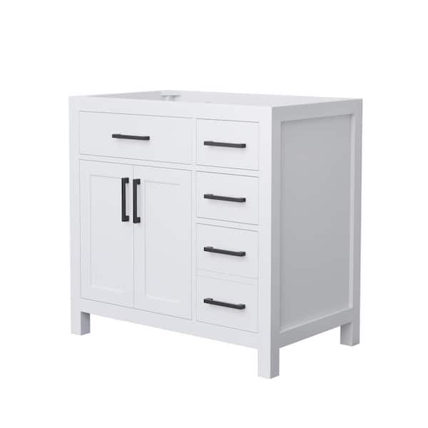Beckett 35.25 in. Bath Vanity Cabinet without Top in White