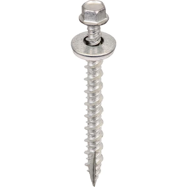 Acorn Hardware #14 X 2-1/2 in. Metal to Wood Hex Galvanized Screws (Bag of 250)