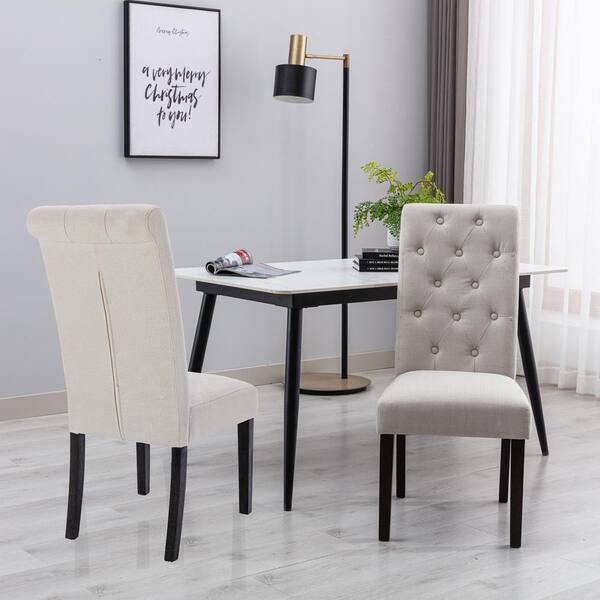 buttoned back dining chairs