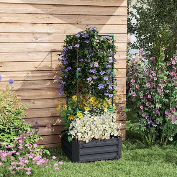 Sunocity Galvanized Planter Box, 24 in. x 24 in. x 11.75 in