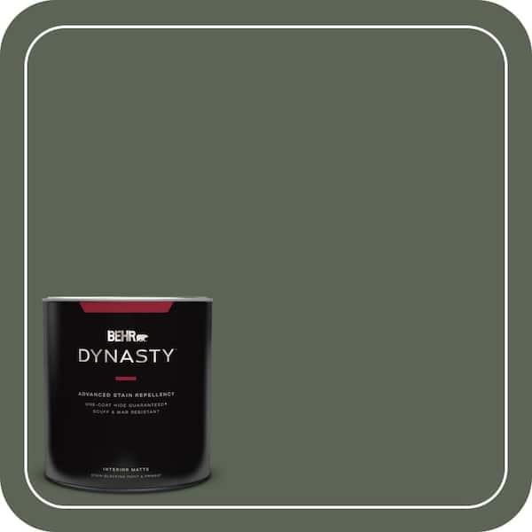 BEHR DYNASTY 1 qt. #T13-16 Pine Cone Pass Matte Interior Stain-Blocking Paint and Primer