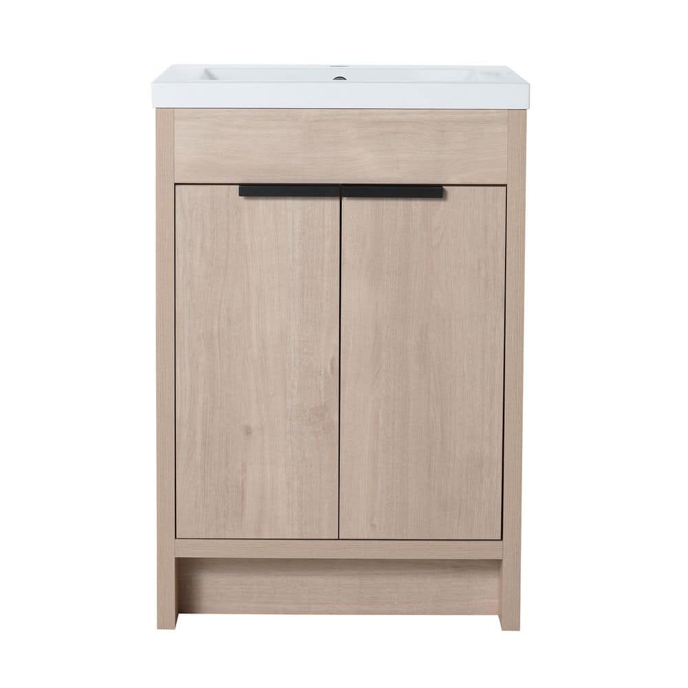 Quality Durable 24 in. W x 18 in. D x 35 in. H Freestanding Bath Vanity in 