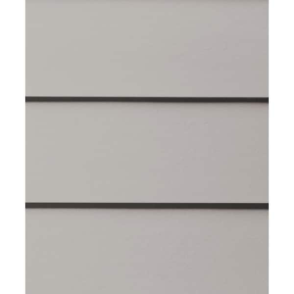 James Hardie Hardie Plank HZ5 6.25 in. x 144 in. Statement Collection Pearl Gray Smooth Fiber Cement Lap Siding