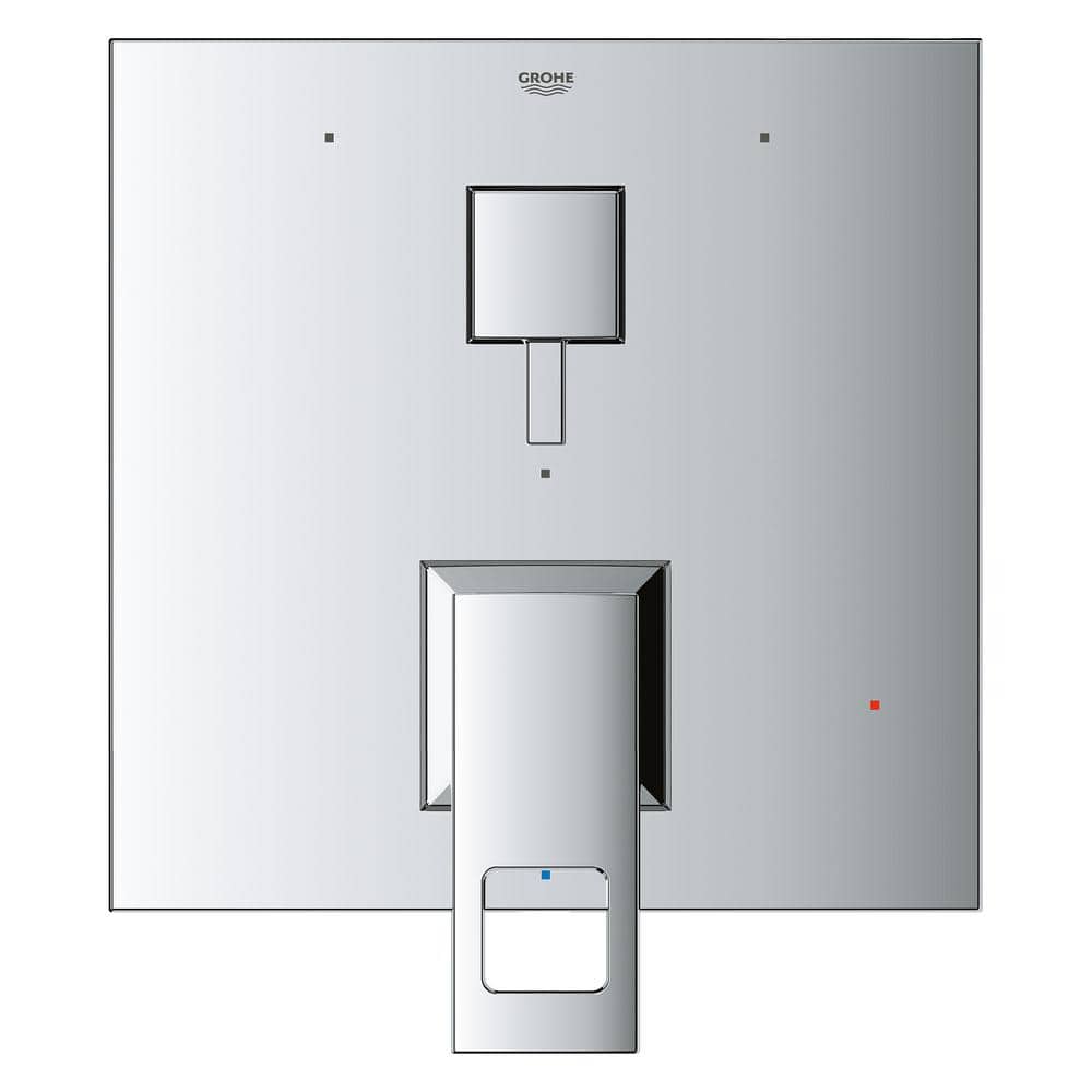 Starlight Chrome Wall-Mounted Lever Shower Valve Trim