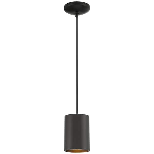 Pilson 1-Light Matte Black Standard Pendant Light