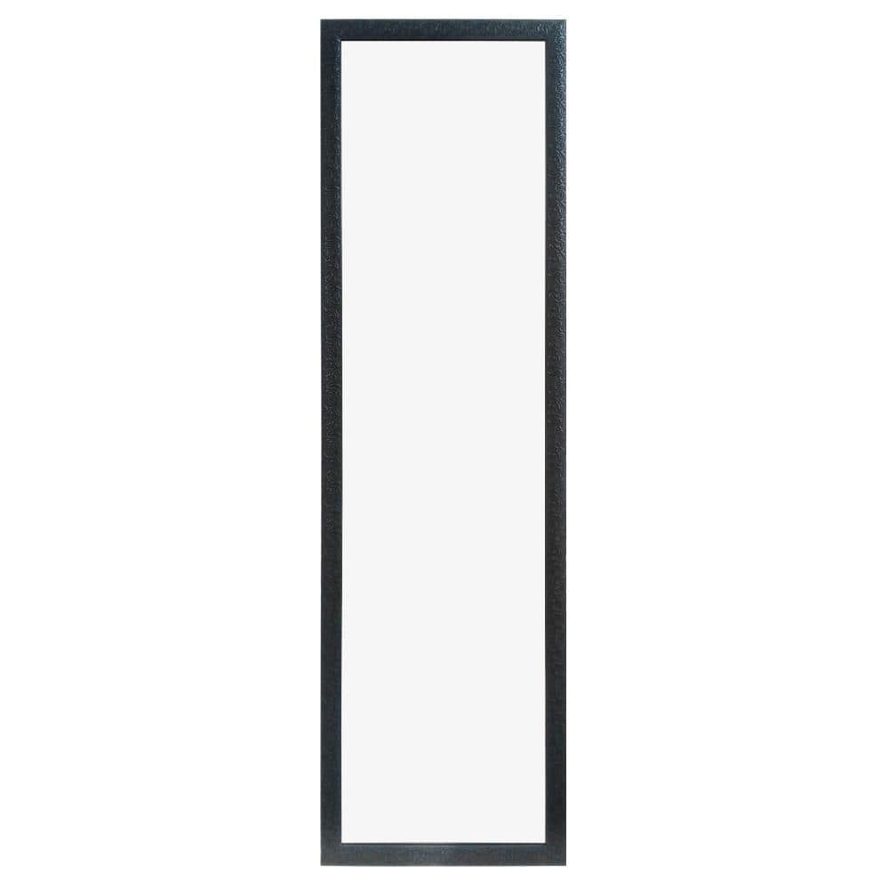 50 in. W x 14 in. H Rectangular Glass Framed Wall Bathroom Vanity Mirror in