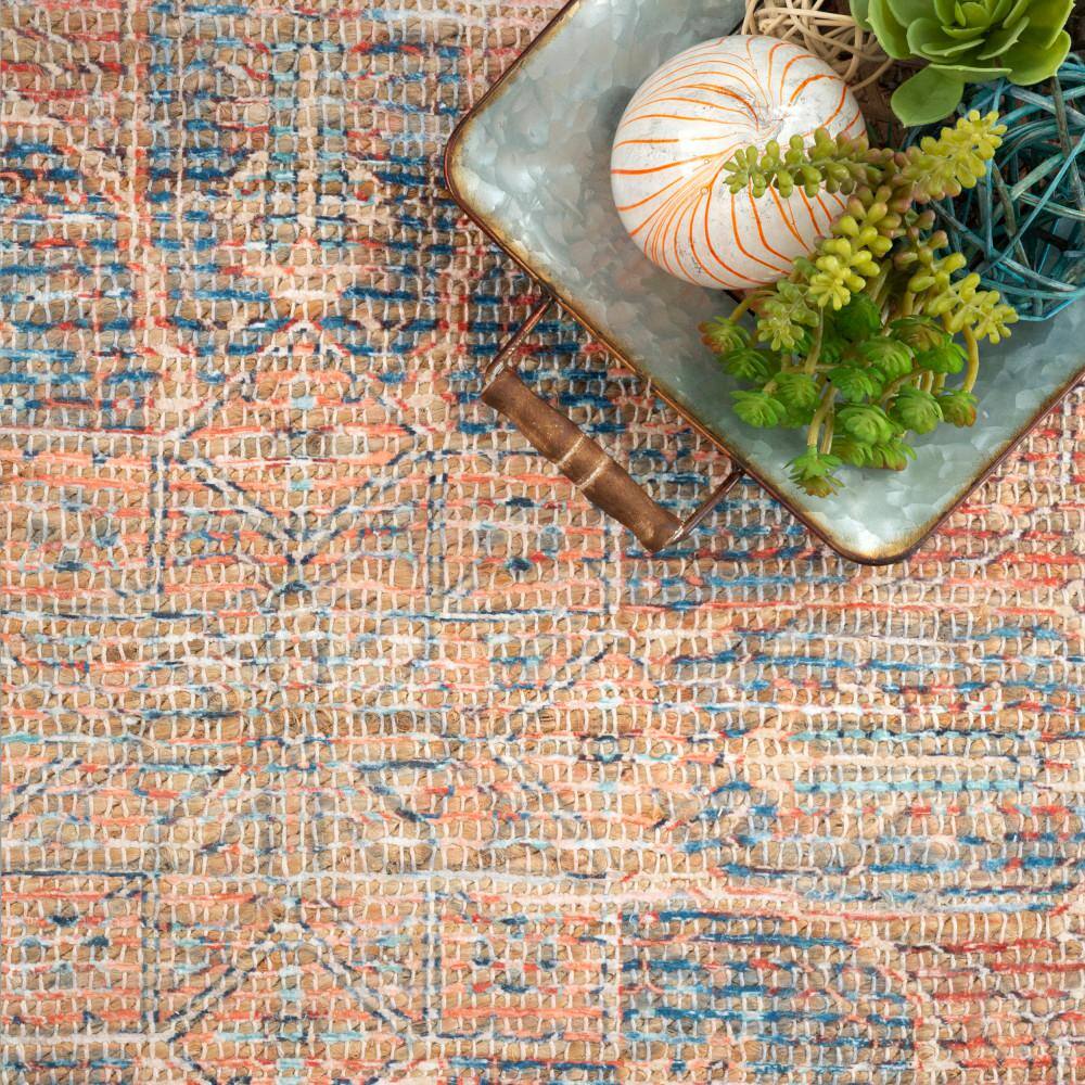 Multicolor Medallion Flat Woven Synthetic 8' x 10' Area Rug